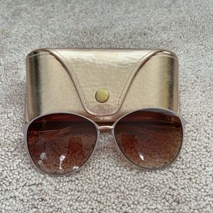 LOFT Women’s Tan and Beige Sunglasses